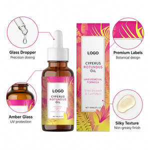 Huile Dépilatoire Cyperus Rotundus Soin Corporel Herbal Hydratant Huile de Massage pour les Boutons de Rasoir et les Poils Incarnés - Product Image 4