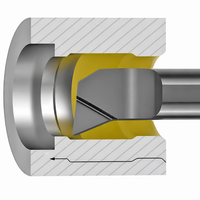 Outil de micro-perçage MPR pour l'acier, outils de perçage CNC pour trous profonds, tournage de précision, haute performance, réglable, miniature, rigide