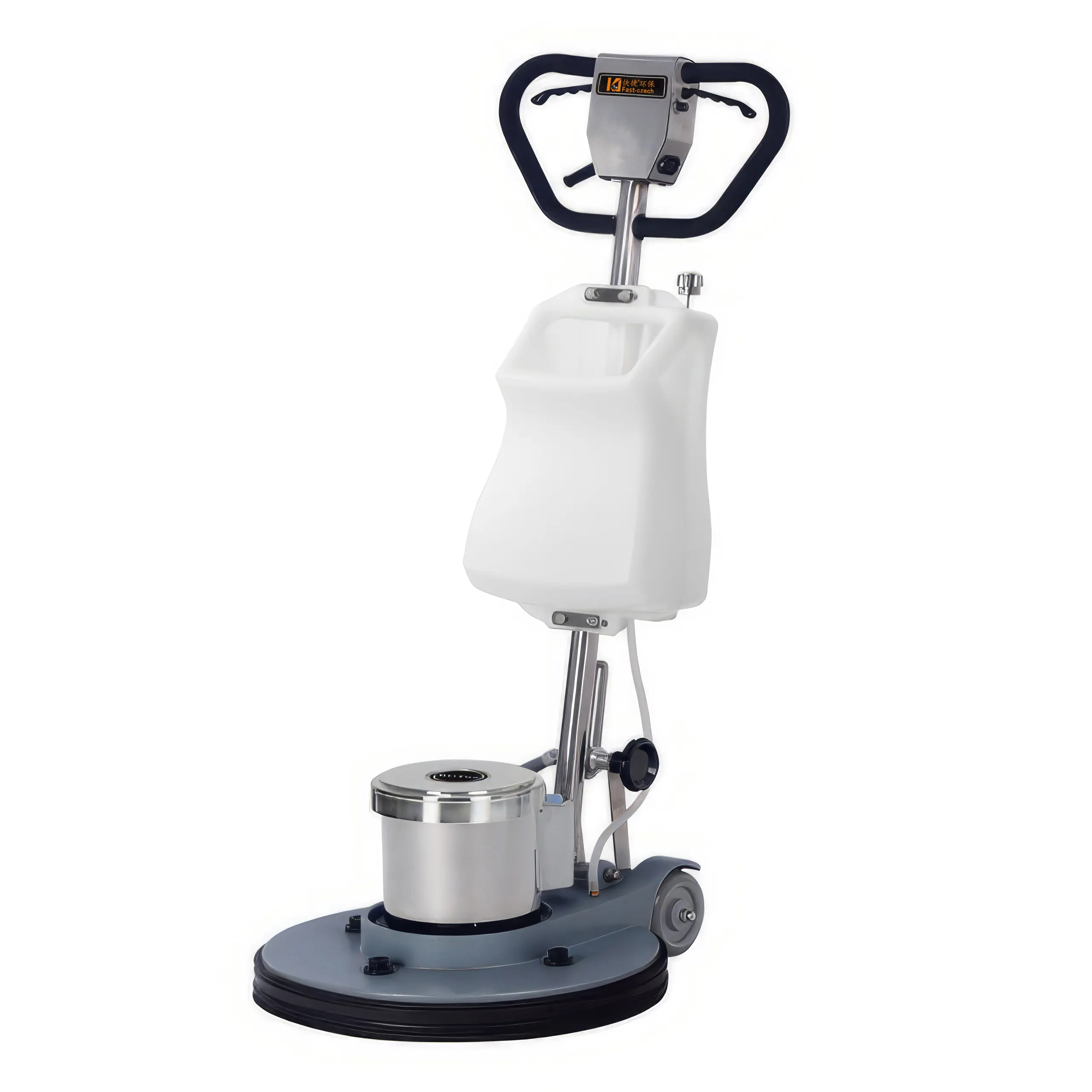 Fast-Czech AD-002 Single Disc Hand Push Cleaning Machine New Marble Concrete Tile Floor Carpet Burnisher with Engine Pump Hotels