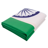 Drapeau national indien en gros, rayé horizontalement, 3 pieds x 5 pieds, drapeaux indiens en polyester avec œillets en laiton, drapeau indien de 3x5 pieds