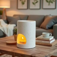 Brûleur d'aromathérapie simple et polyvalent, à chauffage à sec et à fusion de cire, pour chambre et salon de beauté, modèle YC-2023010, produit transfrontalier très demandé