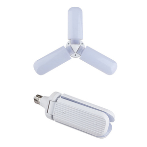 220V E27 B22 Plafond 90 Angle Réglable 36W deformanle Pliable 3 Feuilles Ventilateur Pale de Ventilateur Led Ampoule, A mené <span class=keywords><strong>La</strong></span> Lumière, A Mené <span class=keywords><strong>La</strong></span> Lumière D'ampoule - Product Image 6