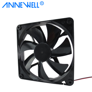 工場供給 14025 DC 24V ブラシレスモーター 軸流ブラシレス排気ファン 140mm 2ピン 高風量 低騒音 ネットワーク冷却ファン用 - Product Image 4