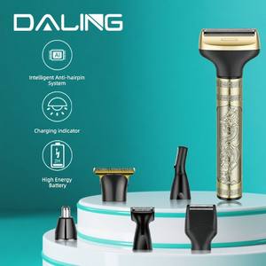<span class=keywords><strong>DALING</strong></span>-Kit DE ASEO profesional para hombre, <span class=keywords><strong>afeitadora</strong></span> multifuncional, 6 en 1, para recortar cejas y pelo de nariz, 2 unidades - Product Image 4