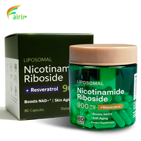 Complément liposomal NAD+ OEM ODM avec nicotinamide riboside, resvératrol en capsules, capsules NAD+