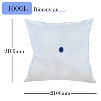 Sac intérieur PE/PA/VMPET pour IBC de 1000-1400L, sac en carton pour réservoir d'eau IBC, sac jumbo FIBC de 1 tonne, sac PP, sac intérieur IBC