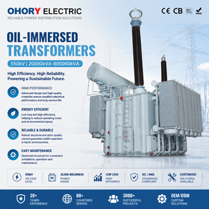 Transformador de Potencia Grande Personalizado de 550kV, 20000-800000kVA, Sumergido en Aceite, Fábrica China, CE CESI UL, Subestación UHV, EPC - Product Image 2
