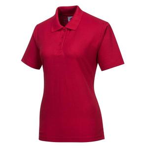 PORTWEST-Polo rojo para mujer B209RERL Naples-EAN 5036108272877 CAMISETAS Y POLOS DE TRABAJO - Product Image 1