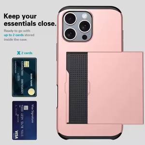 Popular tarjetero TPU PC accesorios de teléfono móvil para <span class=keywords><strong>iPhone</strong></span> 16 <span class=keywords><strong>Pro</strong></span> <span class=keywords><strong>Amx</strong></span> 15 <span class=keywords><strong>14</strong></span> 13 12 11 7 8 Plus Xs Max funda protectora para teléfono - Product Image 2