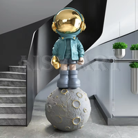 Nordique moderne décor à la maison astronaute résine Sculpture cosmonaute Figure ornement résine artisanat pour la maison décorative