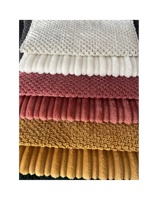 100% Polyester velours tissu canapé maison textile matériel tissu pour la décoration de la maison