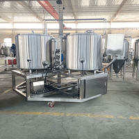 Équipement de brassage commercial 200L : Système de brasserie avec chaudière de mouture et de décantation pour micro-brasserie