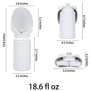 Botella de Agua Portátil para Perros, Ecológica, de Silicona, para Caminar, Hacer Senderismo y Actividades al Aire Libre - Product Image 2