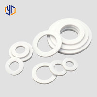 Joint d'étanchéité plat en PTFE vierge pour joint de calfeutrage, anti-corrosion, pour l'étanchéité des conduites chimiques industrielles, taille personnalisable