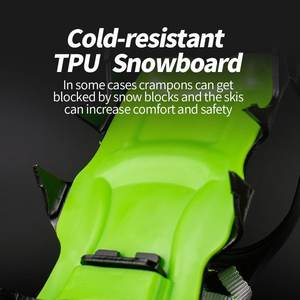 Ramponi da Arrampicata su Ghiaccio in Acciaio al Manganese a Mezza Chiusura, 14 Denti, Antiscivolo per Neve e Ghiaccio, Portatili - Product Image 4