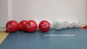 2m 3M Bola roja inflable personalizada con logotipo Gigante PVC Impermeable Publicidad al aire libre Globo inflable - Product Image 6