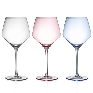 Copa de cristal de color en aerosol de lujo Vintage soplada a mano de 750ml, copas grandes de vino tinto, Copas de cóctel de cristal para fiesta, boda - Product Image 2