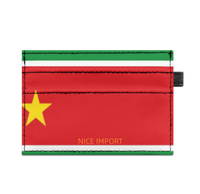 Porte-cartes fin imprimé double face avec drapeau de la Guadeloupe, best-seller, porte-cartes de crédit, étuis minimalistes pour hommes et femmes