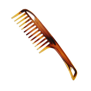 Peigne à dents larges en acétate, grande taille, pour usage domestique, outil de coiffure pour cheveux raides, outil de salon - Product Image 2