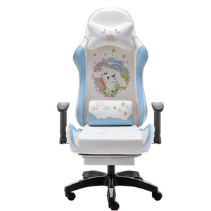 Usine en gros anime carton cuir <span class=keywords><strong>chaise</strong></span> d'ordinateur mignon kawaii fille <span class=keywords><strong>chaise</strong></span> de joueur hauteur réglable chaises de jeu rotatives - Product Image 1