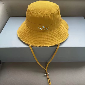 Chapeau de pêcheur à large bord pliable pour les activités de plein air, course à pied, golf, rangement facile, impression personnalisée - Product Image 1