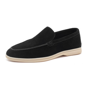 Mocasines HLT Clásicos y Cómodos de Piel Sintética para Hombre MS-8253-1, Duraderos, con Punta Redonda, para Todas las Temporadas, Estilo Casual, Sin Cordones - Product Image 3
