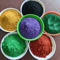 Pigment en poudre d'oxyde de fer inorganique pour la peinture murale, la teinture des carreaux de sol et la coloration des pots de fleurs