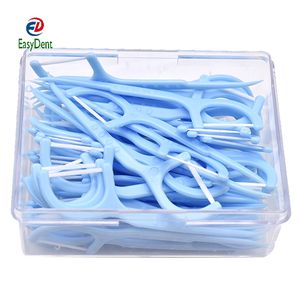 <span class=keywords><strong>Fil</strong></span> dentaire Brosse <span class=keywords><strong>interdentaire</strong></span> Bâtonnet à dents Cure-dents Brosse à dents en plastique Cure-dents 100 pièces/2 boîtes - Product Image 2