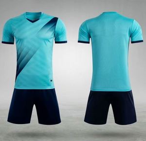 Wholesale High Quality Football Jersey Soccer Uniforms Custom Logo Numbers <b>Heat</b>-Transfer Printed Breathable Quick Dry Short - Product Image 4