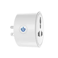 SIXWGH Tuya Wifi Smart US Prise Standard Télécommande Vocale Prise ABS avec Minuterie Universelle pour la Domotique