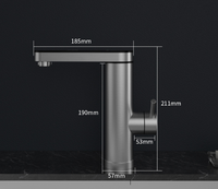 Nouvelle conception, robinet électrique chromé en acier inoxydable, moderne, à capteur tactile, à montage sur plan, pliable, rotatif, multifonctionnel, 360 degrés, pour chambre à coucher