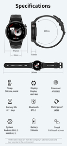 Hm95 GPS 3ATM không thấm nước ngoài trời thể thao Vòng đeo tay nhịp tim máu Oxy sức khỏe giấc ngủ giám sát BT gọi điện thoại tùy chỉnh thông minh đồng hồ - Product Image 6