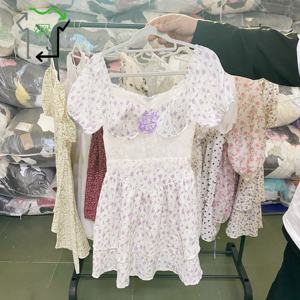 Vestidos Cortos de Segunda Mano al Por Mayor YIJIAYI, Alta Calidad, Estampados Florales, Colores Variados, Clasificados con Rigor, Limpios, <span class=keywords><strong>Precios</strong></span> Bajos - Product Image 6