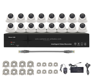 Enregistreur vidéo réseau, caméra CCTV, <span class=keywords><strong>surveillance</strong></span> vidéo, <span class=keywords><strong>kit</strong></span> système NVR PoE 16 canaux - Product Image 2