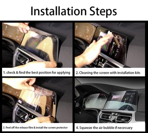 Film de protection d'écran pour autoradio GPS Nissan <span class=keywords><strong>Frontier</strong></span> 2025 2026 14,6 pouces, écran LCD, film anti-rayures - Product Image 5