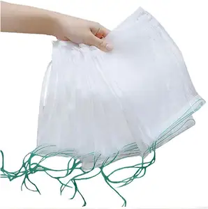 厂家价格100% 原始HDPE材料丝网昆虫网袋，果蔬防护白色防虫网