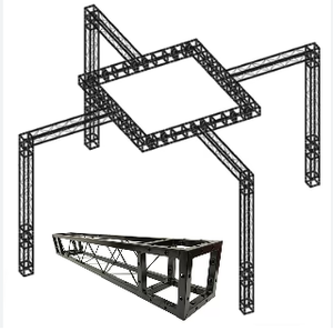 Truss de perno ligero de aluminio ESI con diseño modular y capacidad de carga de 500kg para configuraciones de escenario portátiles y plataformas de DJ móviles - Product Image 3