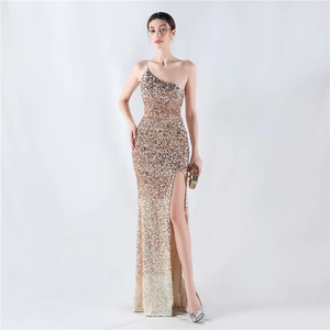 slim fit dress slacks Vanna Payette Sequin Crochet Column Dress main image 0
