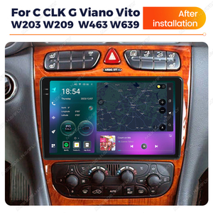 Mekede M7 7870เครื่องเสียงติดรถยนต์, เครื่องเสียงติดรถยนต์ระบบนำทาง GPS อัตโนมัติ QLED สำหรับ BENZ C CLK <span class=keywords><strong>g</strong></span> Viano VIO W203 W639 W463 W209 - Product Image 5