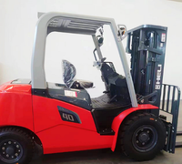 Chariot élévateur contrepoids robuste CPC40 de 4 tonnes pour manutention de matériaux, idéal pour l'entreposage intérieur