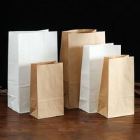 Sac en papier kraft imprimé personnalisé Taiyang 8 #15.5*10*30 marron pour le stockage du pain alimentaire fabriqué en Chine