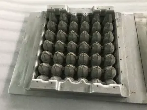 HK High Efficiency Plant Fiber Egg Tray Making Mold Price/ Poultry Egg Box Forming Mould Price