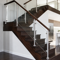 Fabricant de verre feuilleté de sécurité trempé 3+3mm à structure solide pour escaliers et balcons intérieurs de villas
