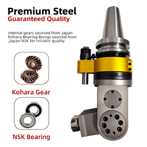 AHR-Serie 0-360 ° Einstellbares CNC BT50-Winkelkopf-Mehrwinkelfräszubehör für die Herstellung komplexer Maschinen und Ventile - Product Image 3