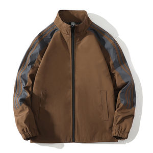 Ensemble de survêtement sport et loisirs pour homme OEM, 2 pièces, fermeture éclair intégrale, col montant, pour la course à pied, le fitness, le sport, survêtement pour homme - Product Image 6