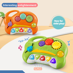 Mini teclado de Piano Waxsam WX070418 con sonido y luz, juguete educativo de música de dibujos animados para bebés y niños, caja de exhibición, embalaje - Product Image 5