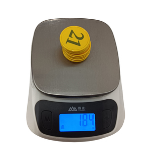 Wholesale Customized Quality Colorful Number Engraved Wooden <strong>Token</strong> Coin One Both Sided Printed Plastic Coin Accessory <strong>Board</strong> - Product Image 6