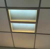 Plafonnier LED à effet de ciel artificiel, panneau lumineux à diffusion Rayleigh, lampe ciel bleu, simulation de lumière du jour pour bureau, hôtel, maison