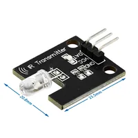 Módulo Sensor Transmisor y Receptor Infrarrojo IR de 38KHz para Bloques de Construcción Electrónicos con Protección de Circuito