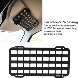 แผ่นจัดเก็บของในรถยนต์แบบ Molle วัสดุ ABS สำหรับตกแต่งภายในรถยนต์ออฟโรด - Product Image 4